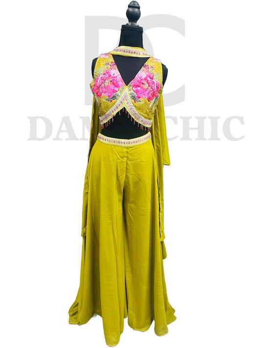 Indo-Western ethnic wear ensemble