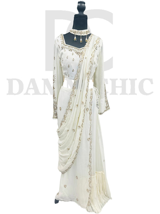 White Bridal Lehenga Choli