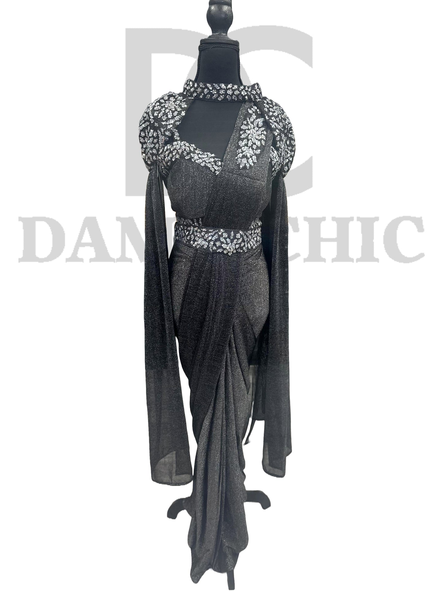 Draped Saree Ensemble