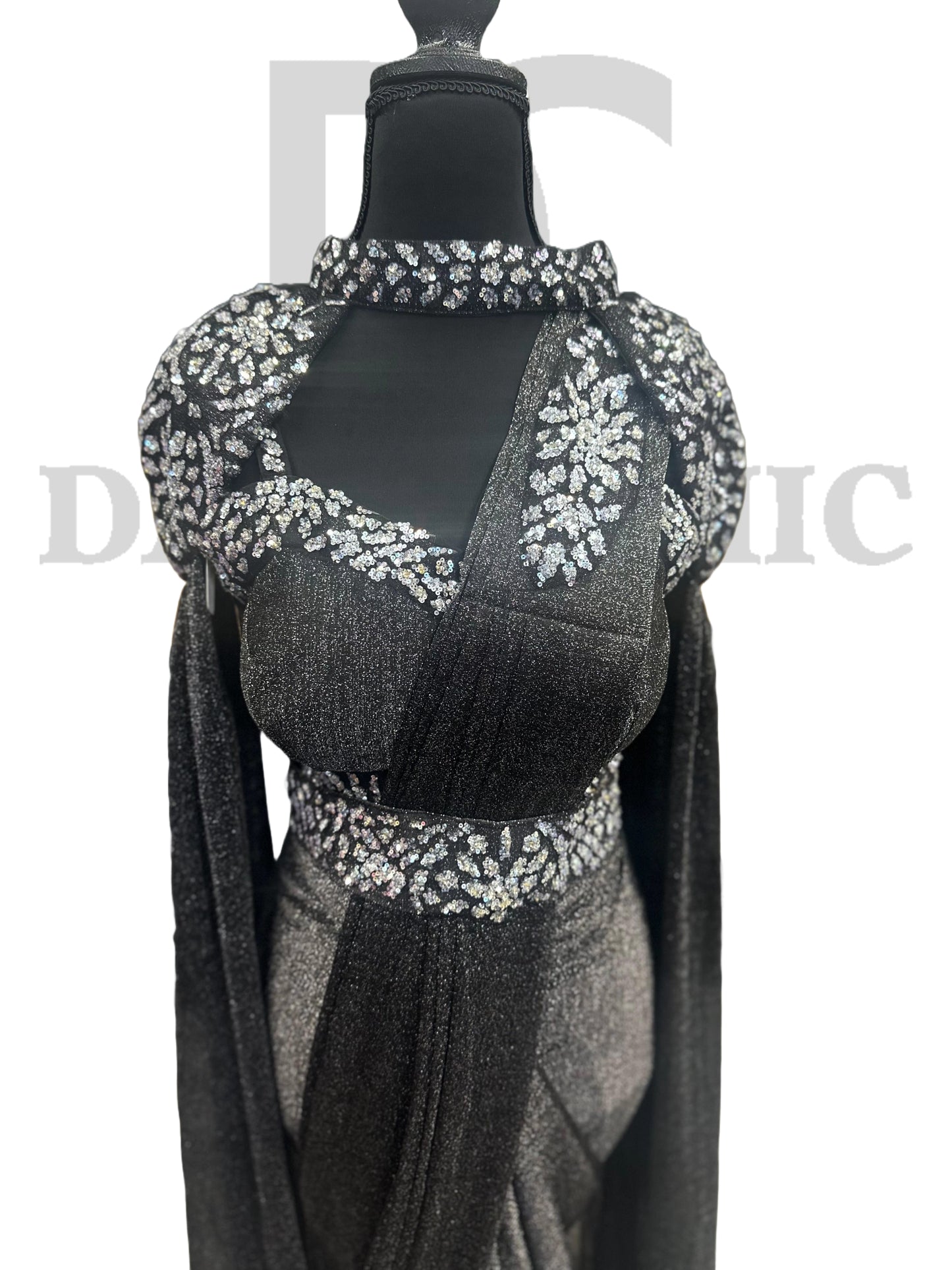 Draped Saree Ensemble