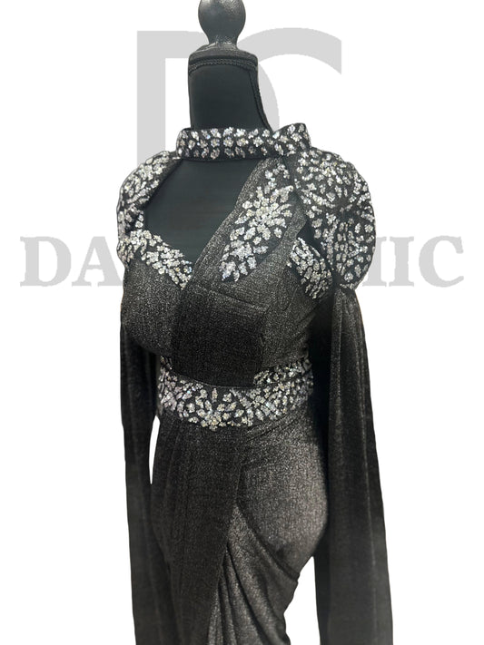 Draped Saree Ensemble