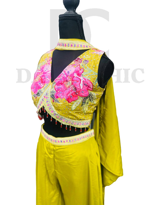 Indo-Western ethnic wear ensemble