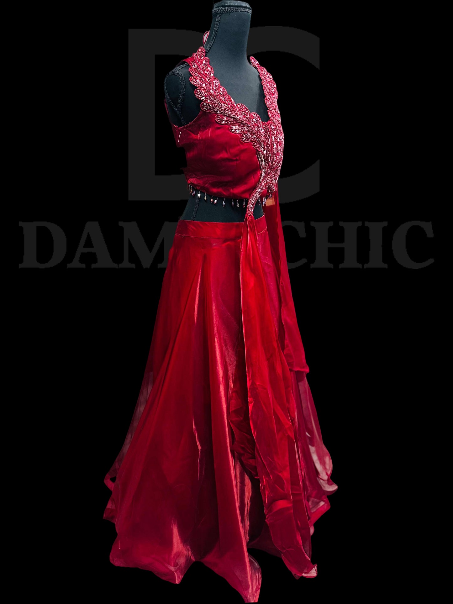 Bright Red Lehenga