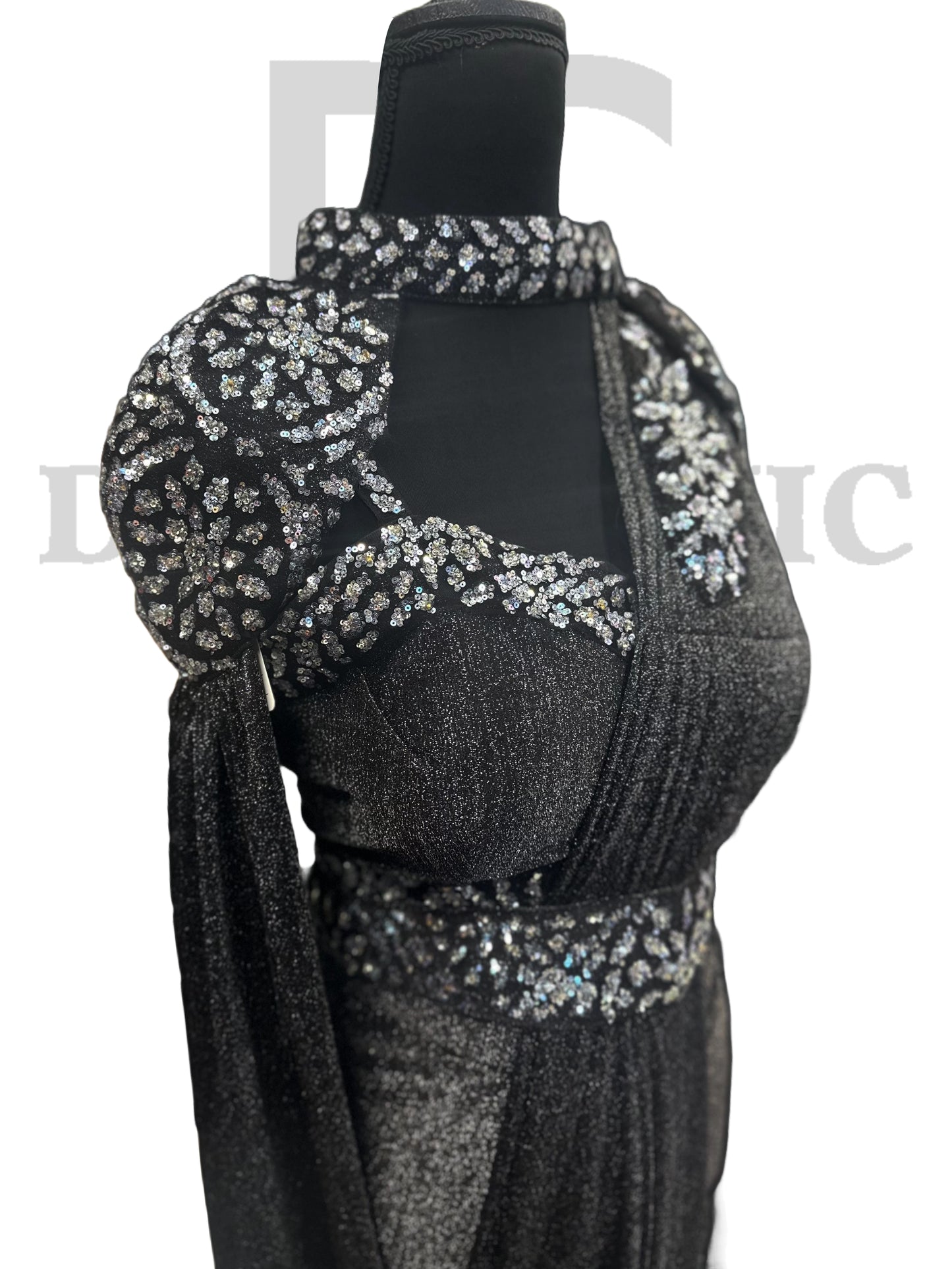 Draped Saree Ensemble